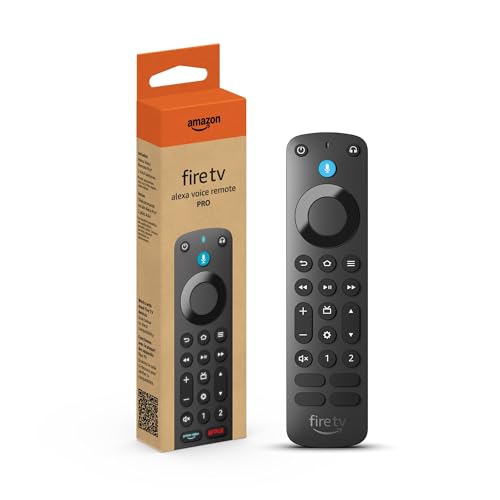 Amazon Made Fire TV Alexa Voice Remote Pro with remote finder, TV controls and backlit buttons (compatible Fire TV device required) - Featured
