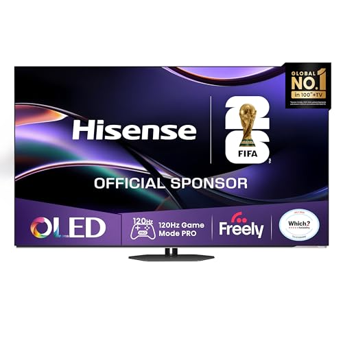 Hisense 65" 65A85QTUK OLED Smart AI TV - 120Hz Game Mode PRO, Dolby Atmos, Dolby Vision, IMAX Enhanced, Sport Mode, Filmmaker Mode, Infinite Blacks with Freely, Disney +, YouTube, Netflix - Featured