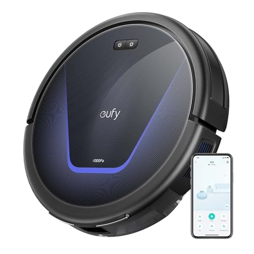 eufy G50 Robot Vacuum Cleaner with 4,000 Pa Strong Suction, Pro-Detangle Comb, Roller Brush, Automatic Charging, Quiet, Work with Alexa, BoostIQ, Ideal for Pet Hair, Hard Floors, Carpet - Featured