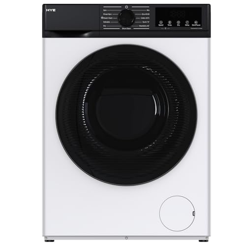 Washing Machine - Washer Dryer, 12KG/8KG Drum, 1400RPM, 60CM Width, Freestanding Design, Quiet 70 dB Operation, 11 Programs, Quick & Eco Wash, White, Perfect For Busy Households - W0112D08W22 - Featured